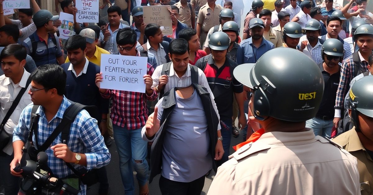 Indian Band Hanumankind Supports Student ‘Chalo Sansad’ March in Delhi