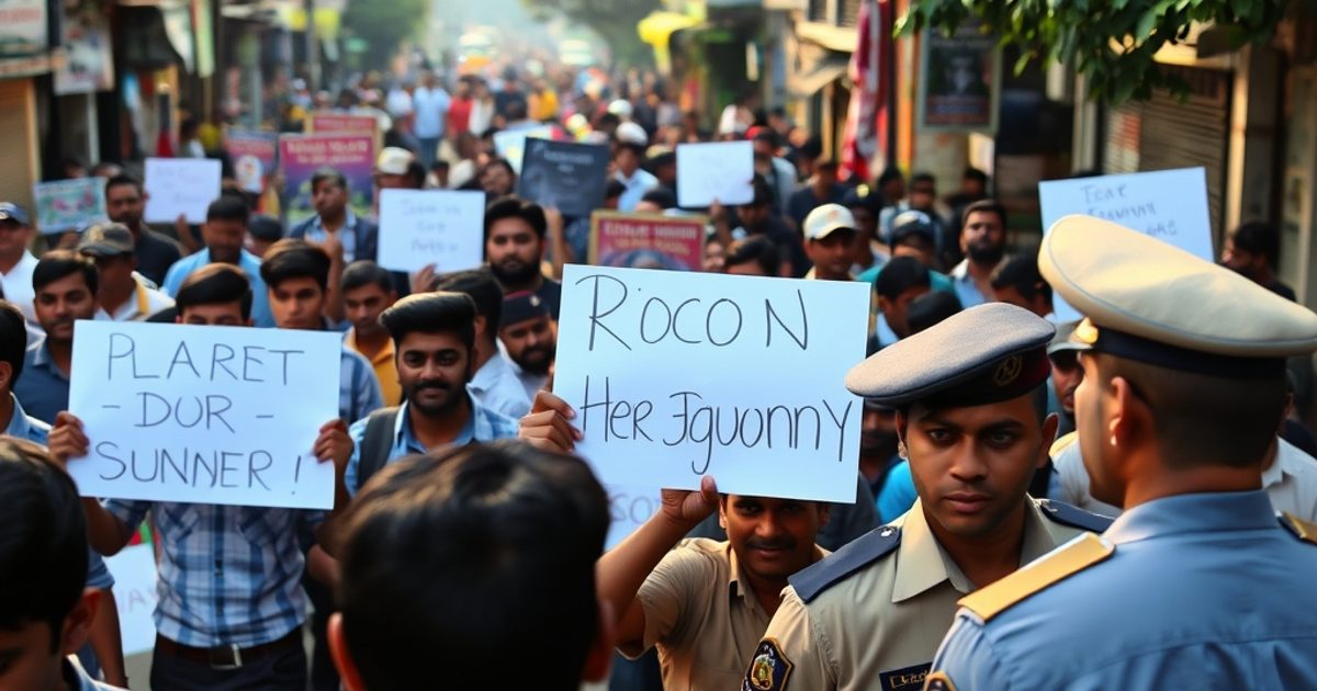 Mumbai Police Detain Actress Ayesha Khan During Dadar Student Demonstration