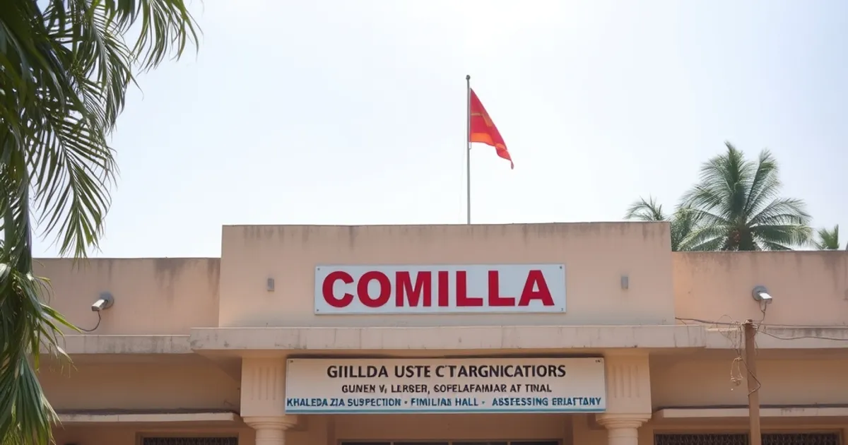 Comilla in Focus: Khaleda Zia Arrest, Durga Puja Suspect Held, and Cricket Semi-Final Exit