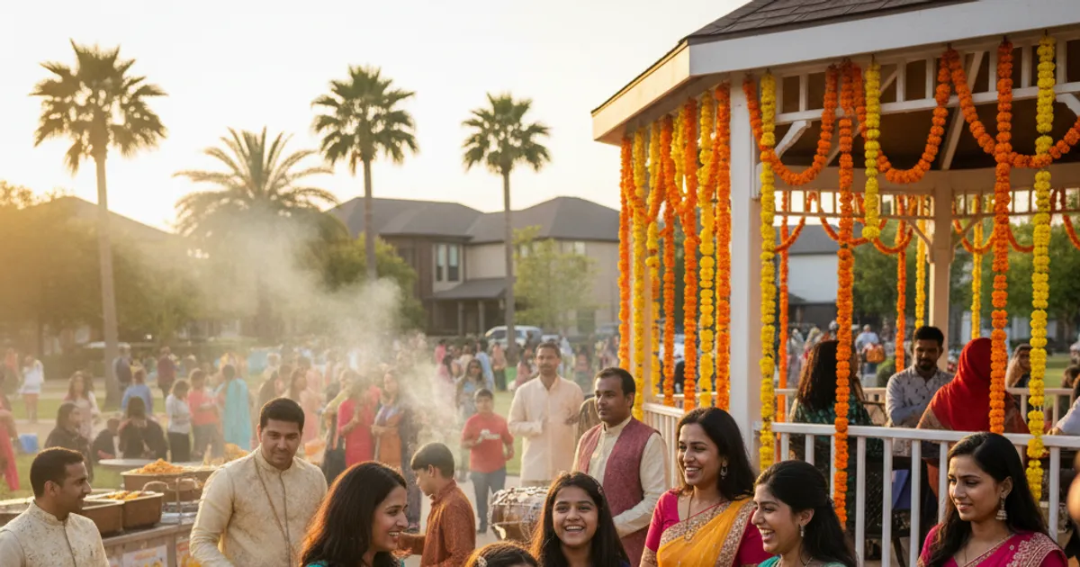 Coppell Indian Americans Mark Diwali, Open First Cricket Pitch, and Protest Unequal Punishment After Student Assault