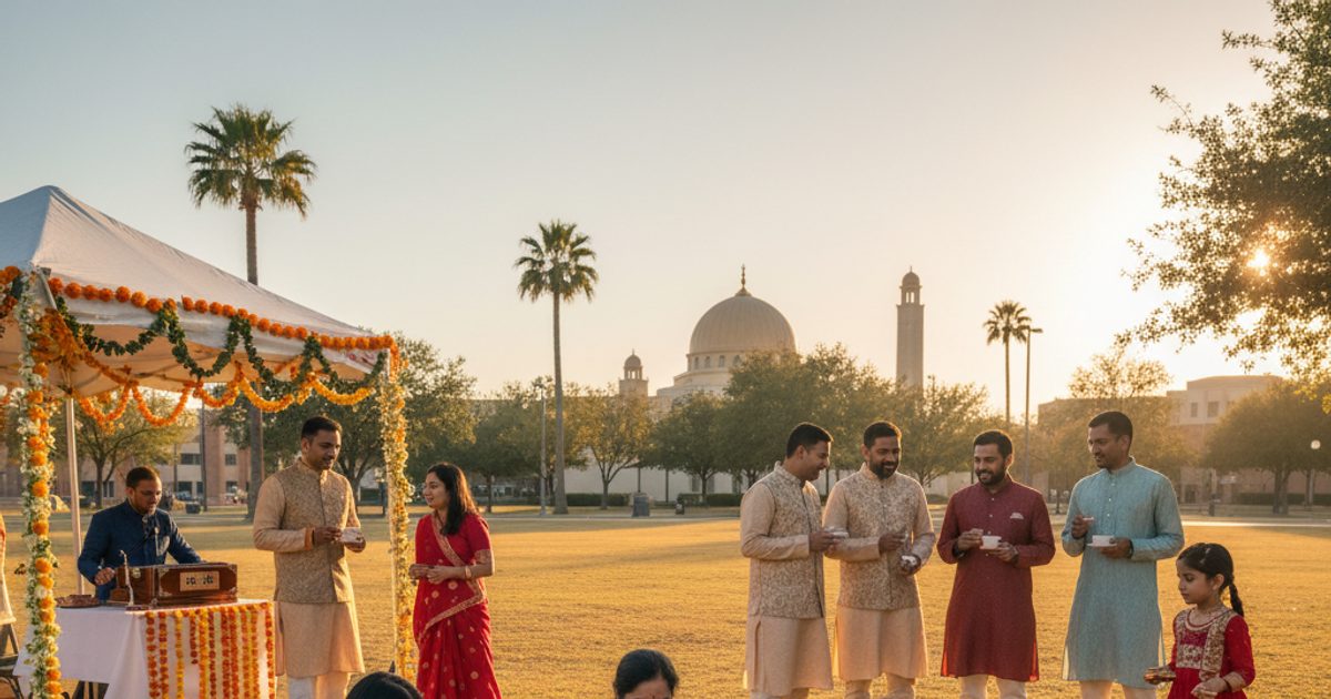 Faith and Community: Asian-Indian Congregation Finds New Roots in the United States, Inspiring Garland Worshippers