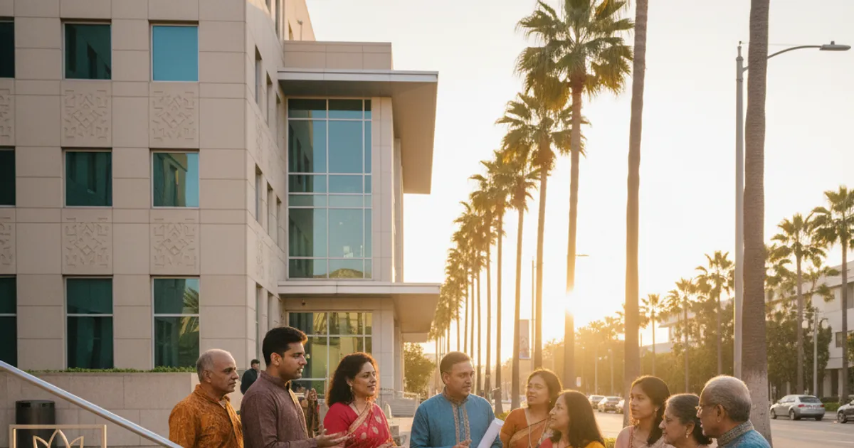 Irvine Hindu Mandir Hosts America250 Celebration as Cricket Stadium Investment Marks City's Rise