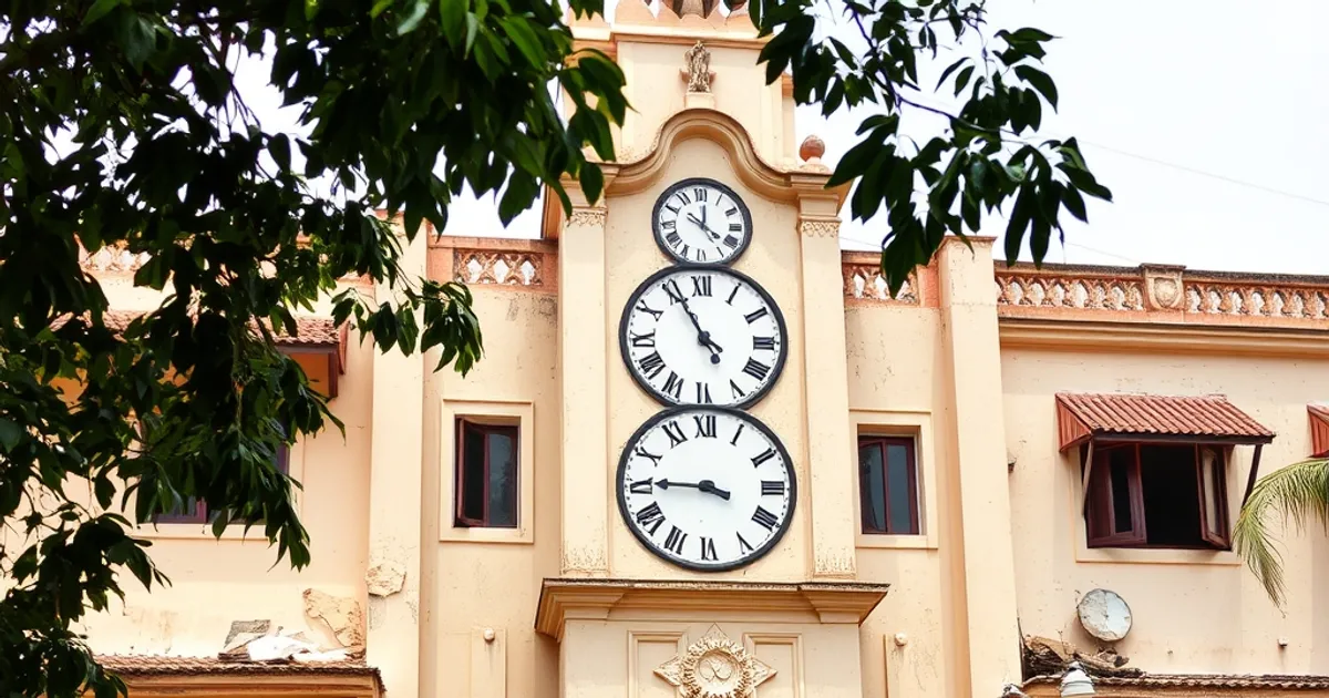 Kozhikode's century-old railway clock tower collapses during renovation as food prices hit record highs