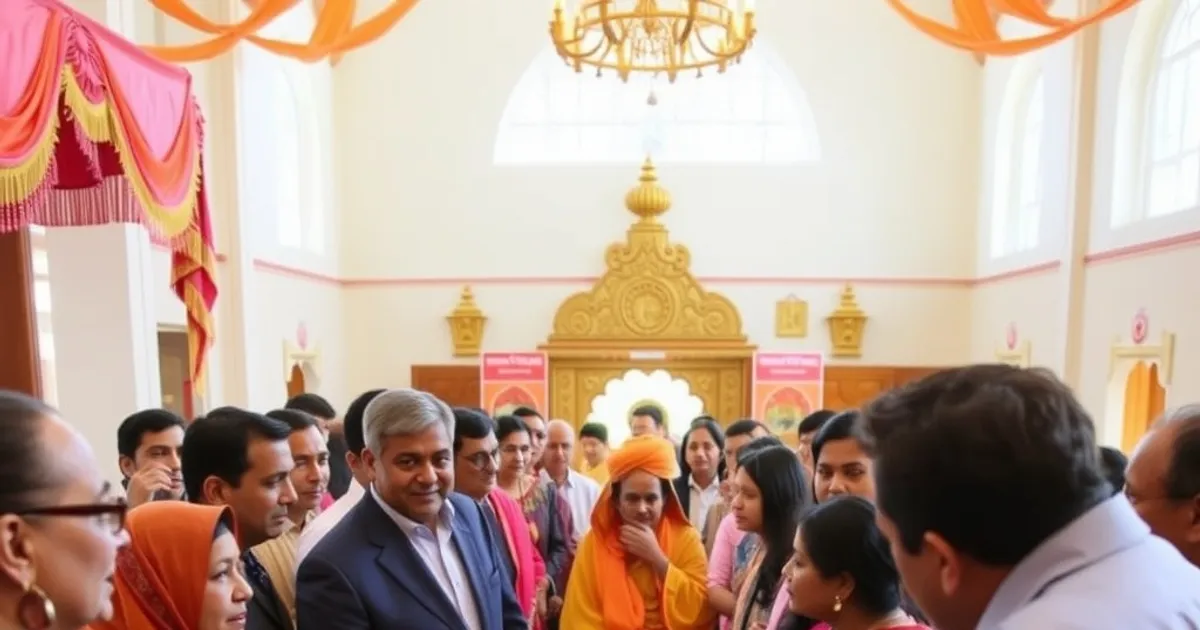 New Zealand PM Visits BAPS Swaminarayan Mandir in Lower Hutt for Temple's 10th Anniversary