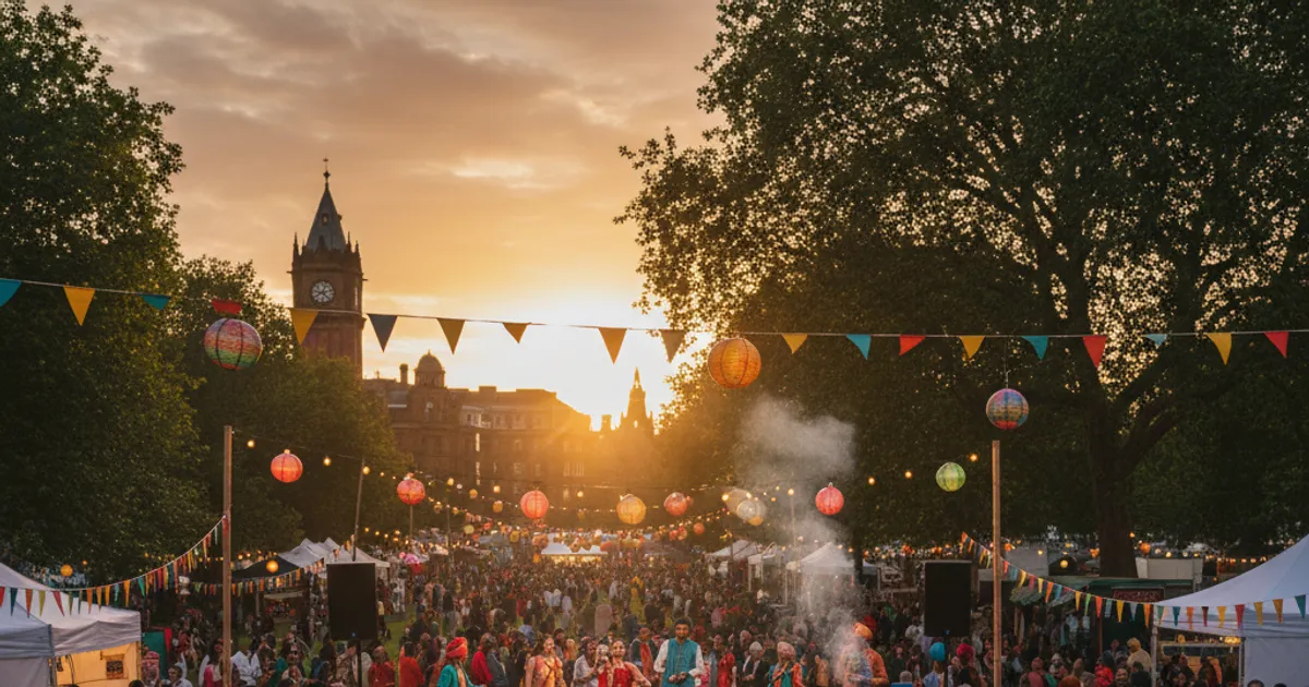 Holi and Diwali Paint Manchester's Desi Community in Colour and Light