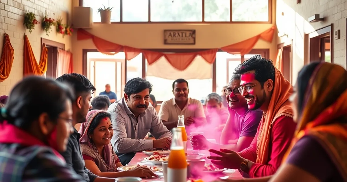 Indian Food, Holi Festival, and a Football Star in San Ramon