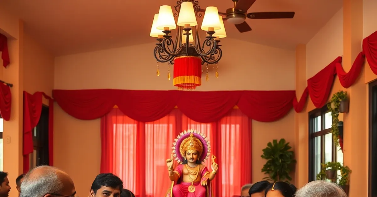 Sugar Land Desi Community: Hanuman Statue Row, Major Hospital Gift, Dining Scene